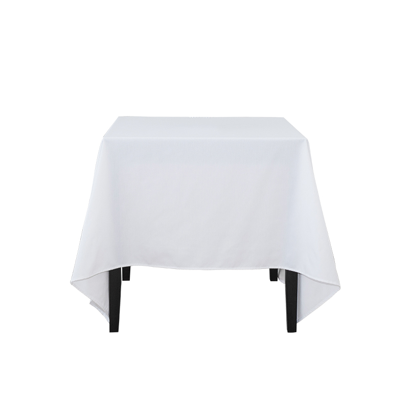 Firkantet 217GSM polyester solid farve bryllup banket duge