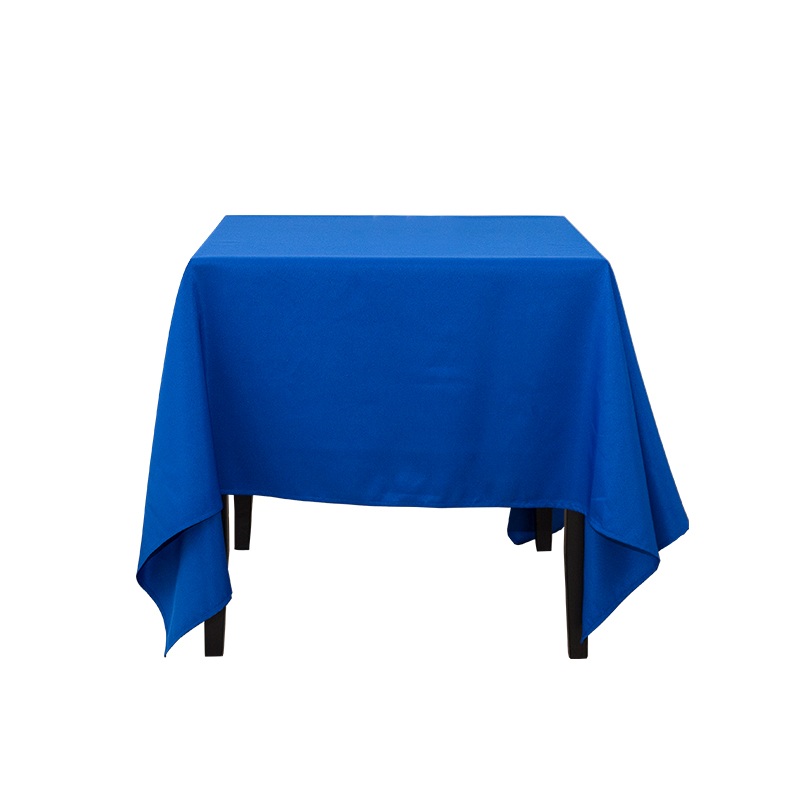 Firkantet spundet polyester solid farve bryllup banket duge