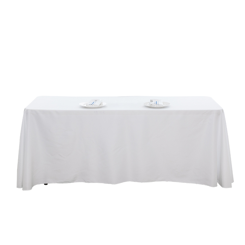 90x132 '' spundet polyester solid farve bryllup banket duge