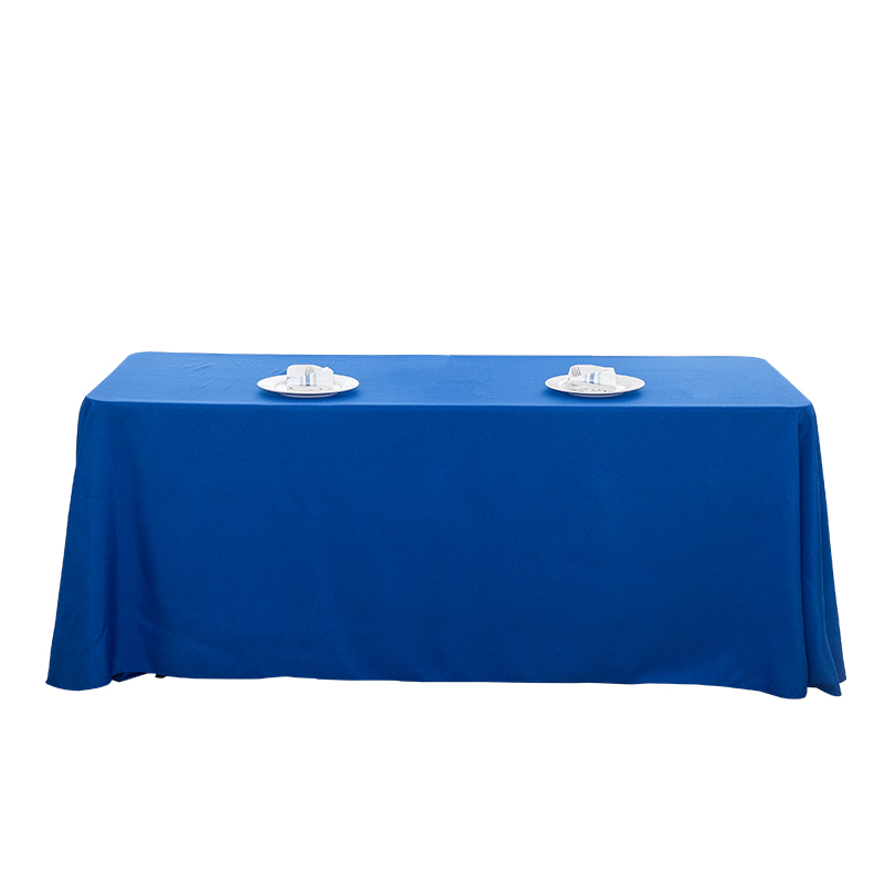 90x132 '' spundet polyester solid farve bryllup banket duge