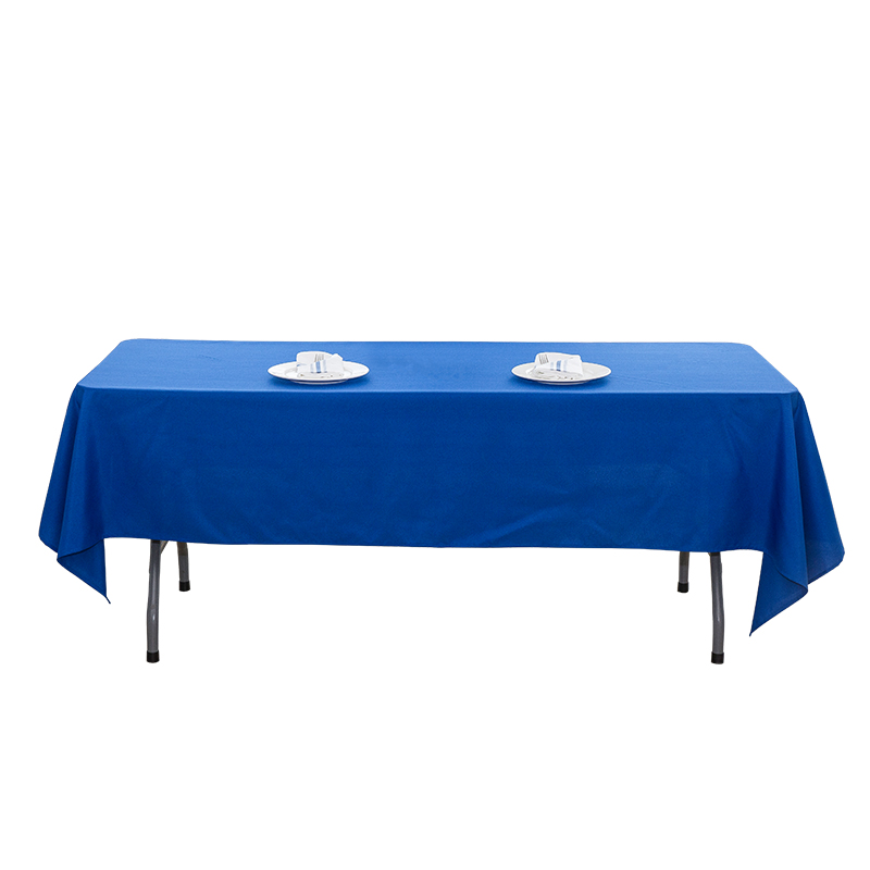 60x102 '' 217GSM Polyester Solid Color Wedding Banquet Tablecloth