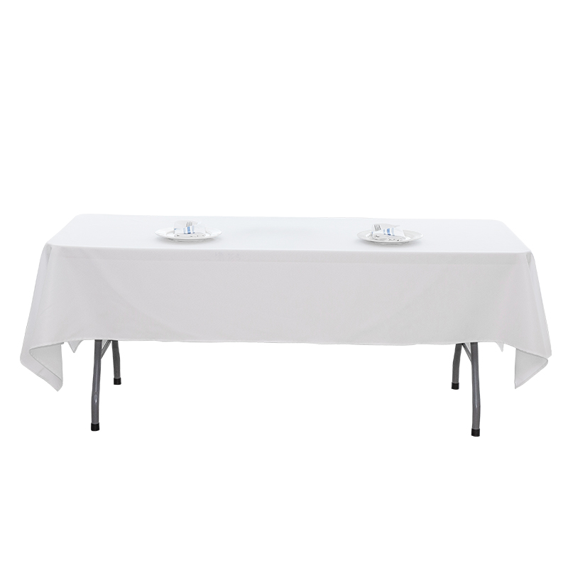 60x102 '' 217GSM Polyester Solid Color Wedding Banquet Tablecloth