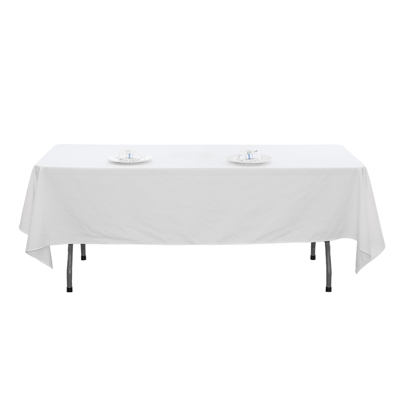 60x102 '' spundet polyester solid farve bryllup banket duge