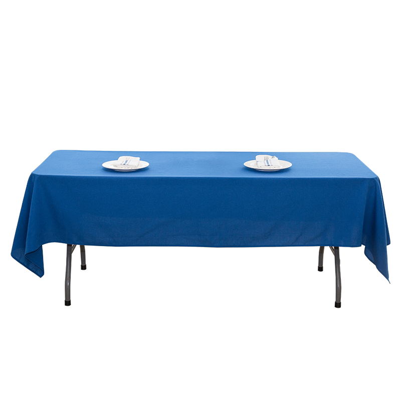60x102 '' spundet polyester solid farve bryllup banket duge