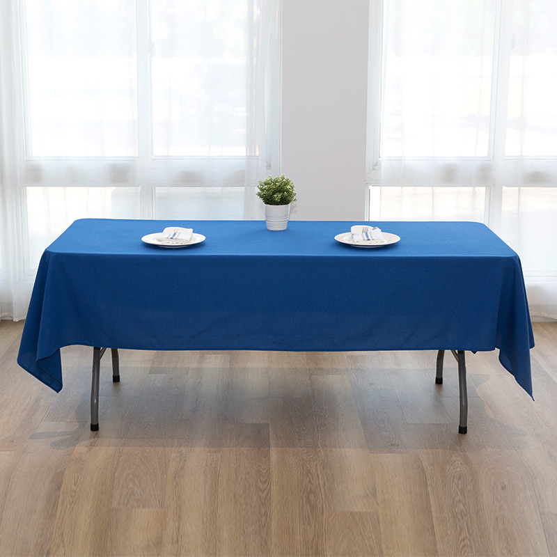 60x102 '' spundet polyester solid farve bryllup banket duge