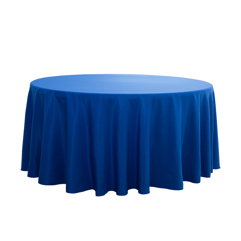 Store runde spundet polyester solid farve bryllup banket duge