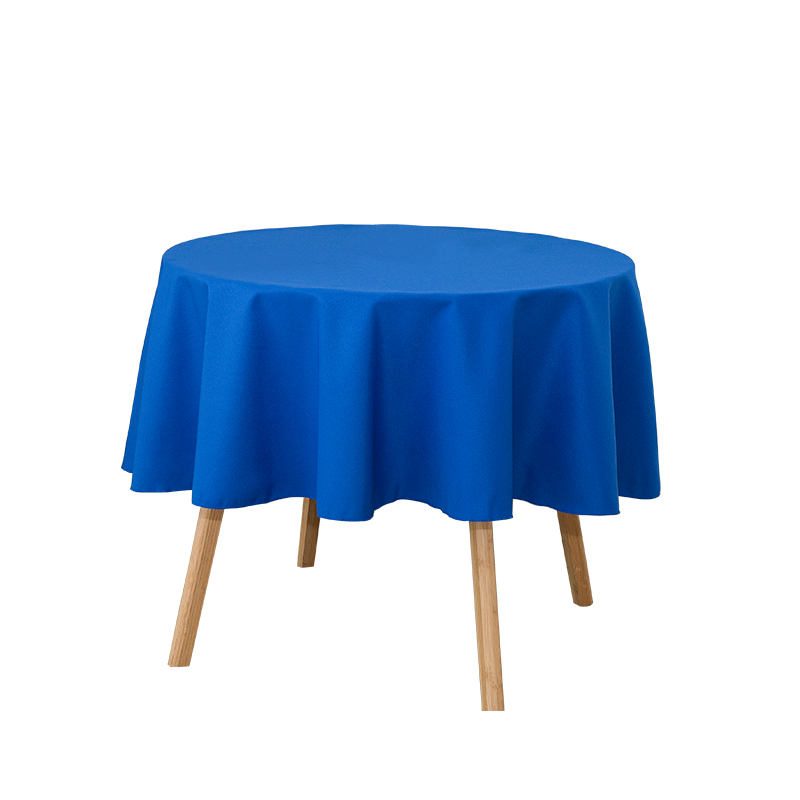 Runde spundet polyester solid farve bryllup banket duge