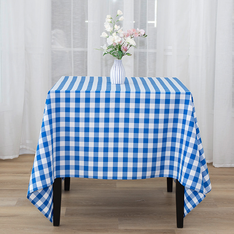 70x70 '' Picnic Party Rectangle Plaid Woven dughloths