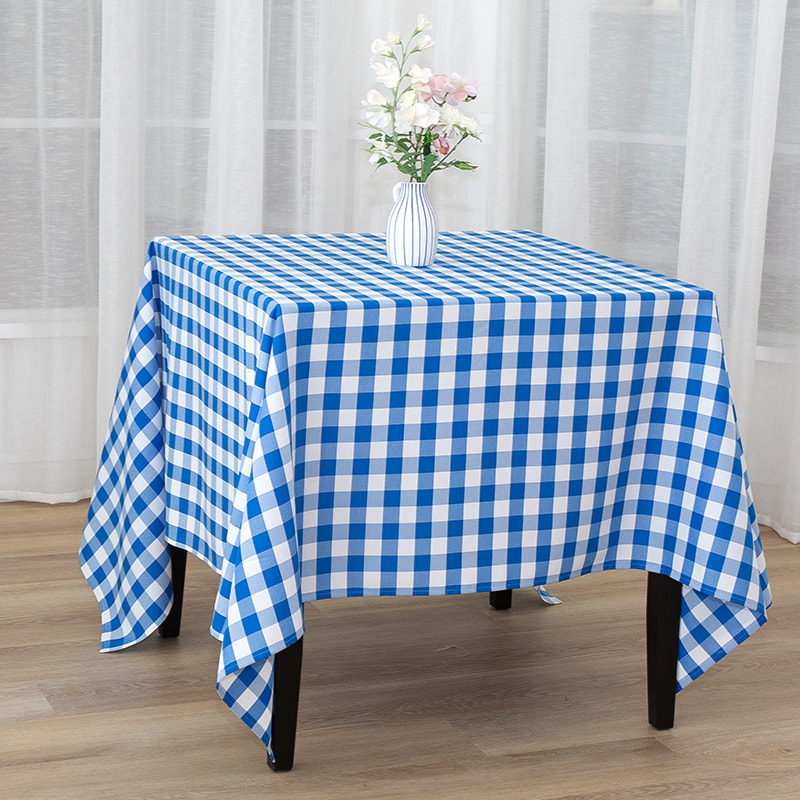 70x70 '' Picnic Party Rectangle Plaid Woven dughloths
