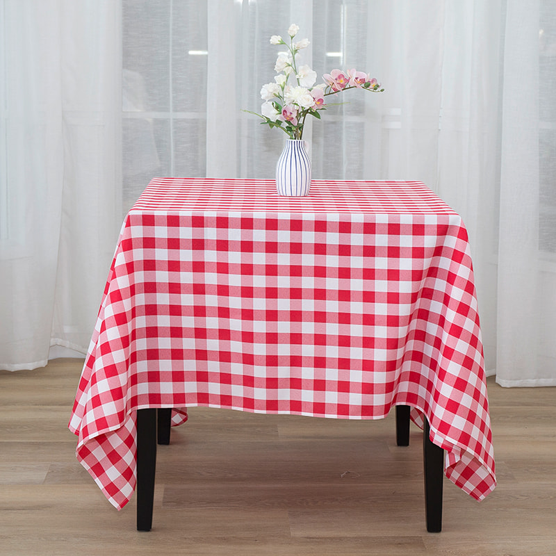70x70 '' Picnic Party Rectangle Plaid Woven dughloths