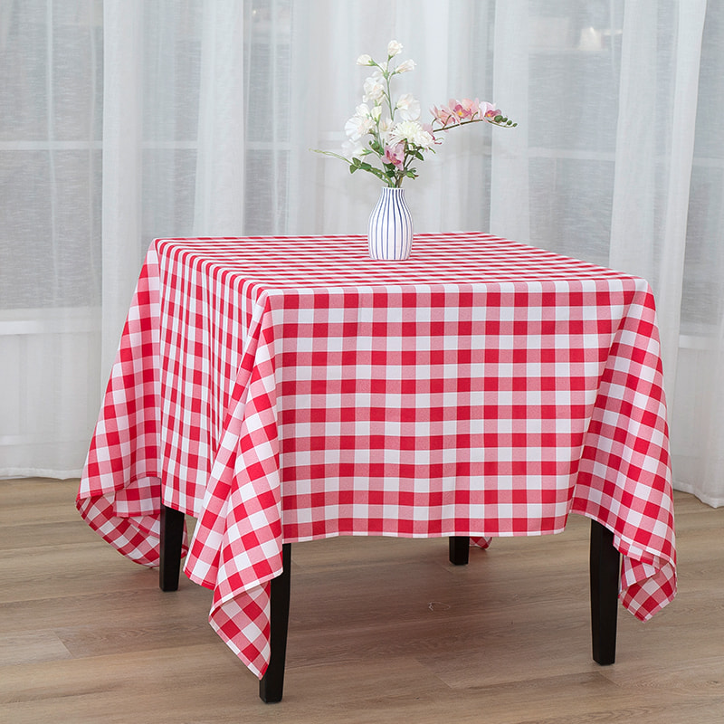 70x70 '' Picnic Party Rectangle Plaid Woven dughloths