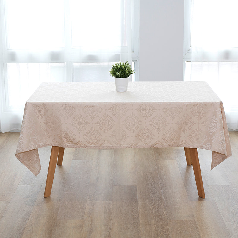 140x220 '' Crocus Flower White Rectangular Jacquard -dug