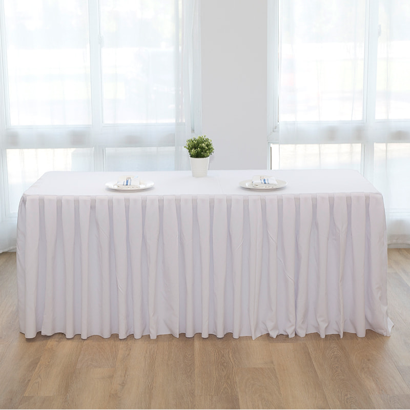 200 gram tungt skudgarn solid farve ruffled bord nederdel
