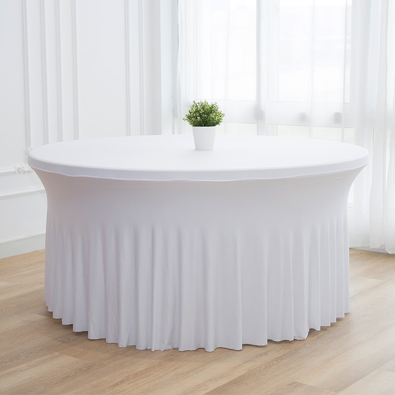 Stretch nederdel Round Table Set 5ft