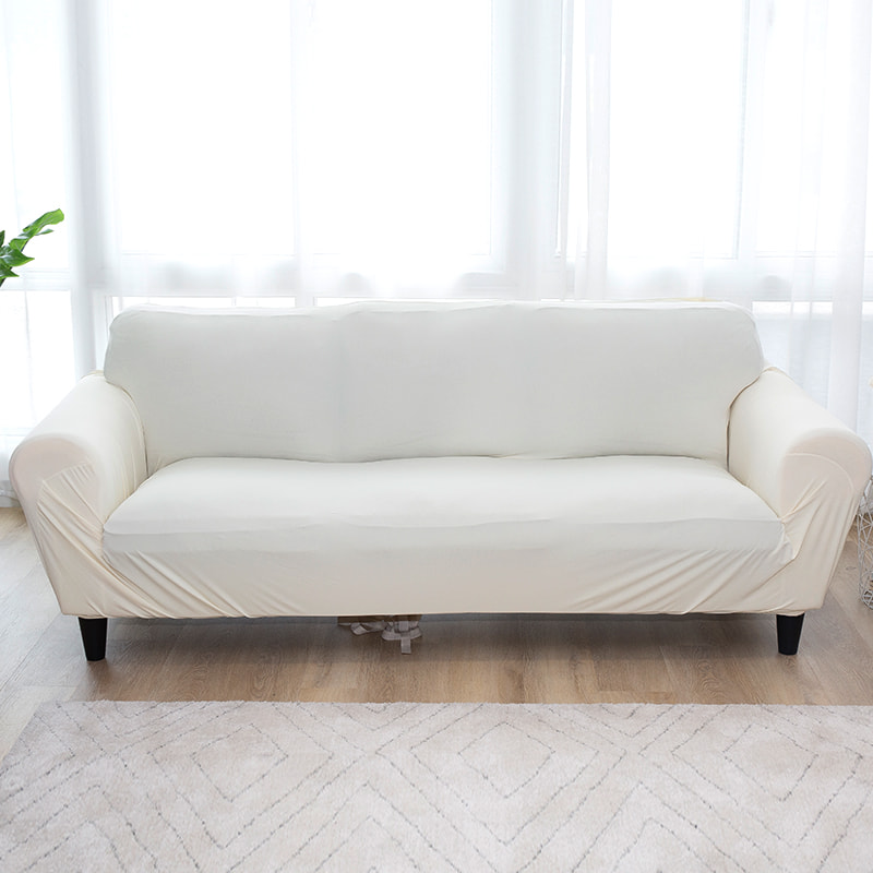 Microfiber Stretch Plain Sofa Cover