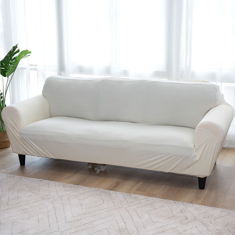 Microfiber Stretch Plain Sofa Cover