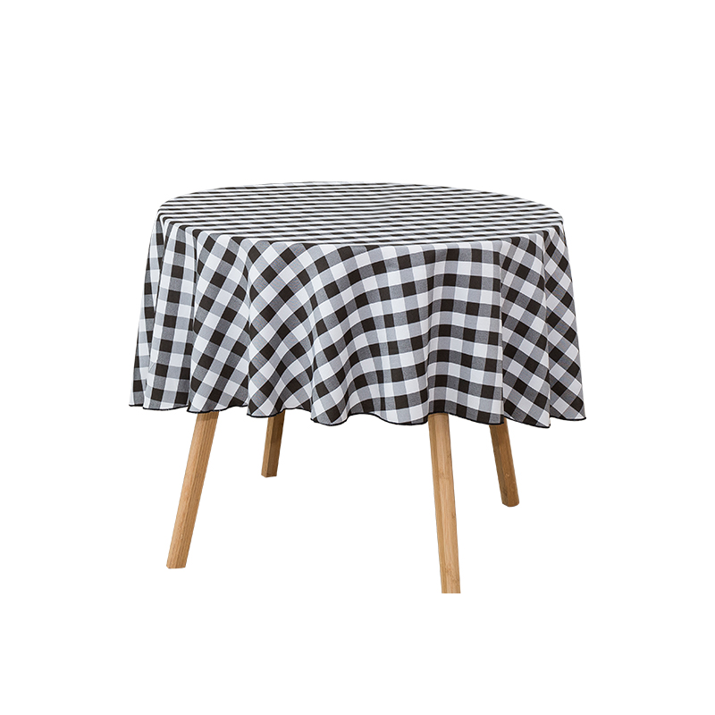 R70 '' Picnic Party Rectangle Plaid Woven dughloths