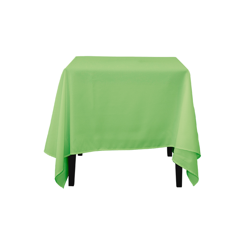 Firkantet spundet polyester solid farve bryllup banket duge