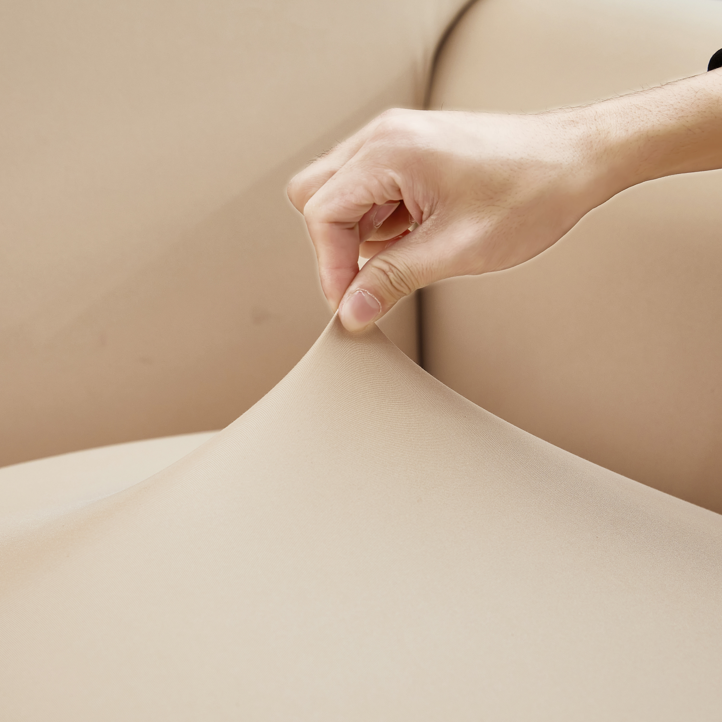 Høj spandex polyester enkelt sofa -dækning